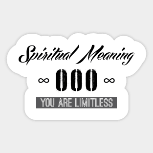 you are limitless Sticker